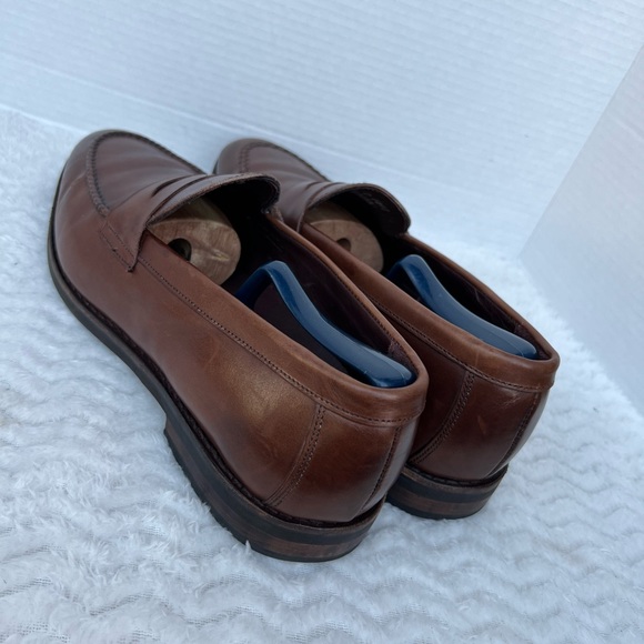 Allen Edmonds "NOMAD" Men’s Brown Leather PENNY Loafers Size 12 D 6813 - Picture 5 of 12